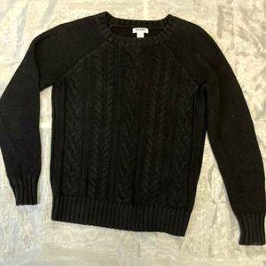 Dusty Black Blouse Long Sleeves